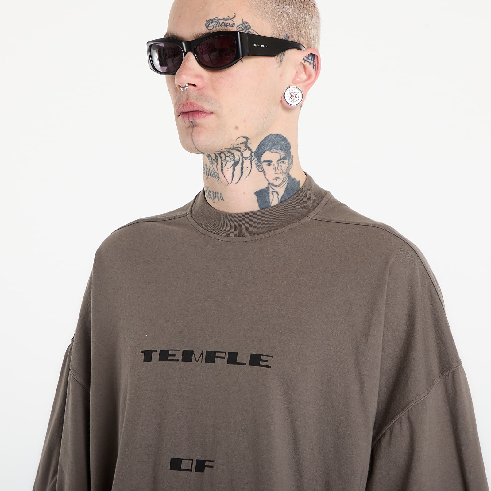 Tričká Rick Owens DRKSHDW Tommy T-Shirt Dust/ Black