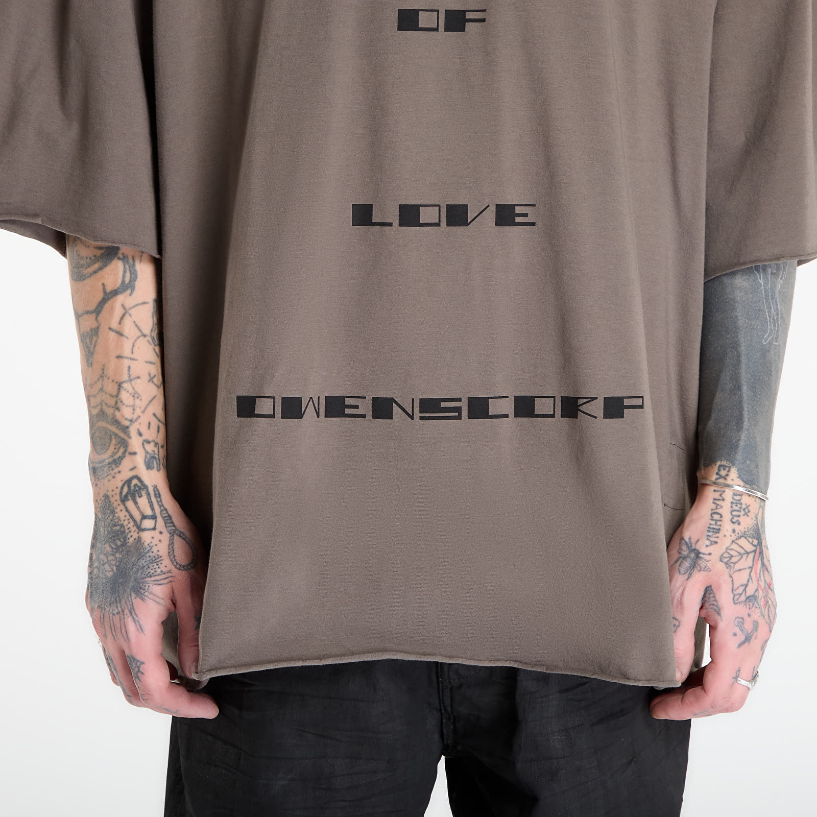 Tričká Rick Owens DRKSHDW Tommy T-Shirt Dust/ Black