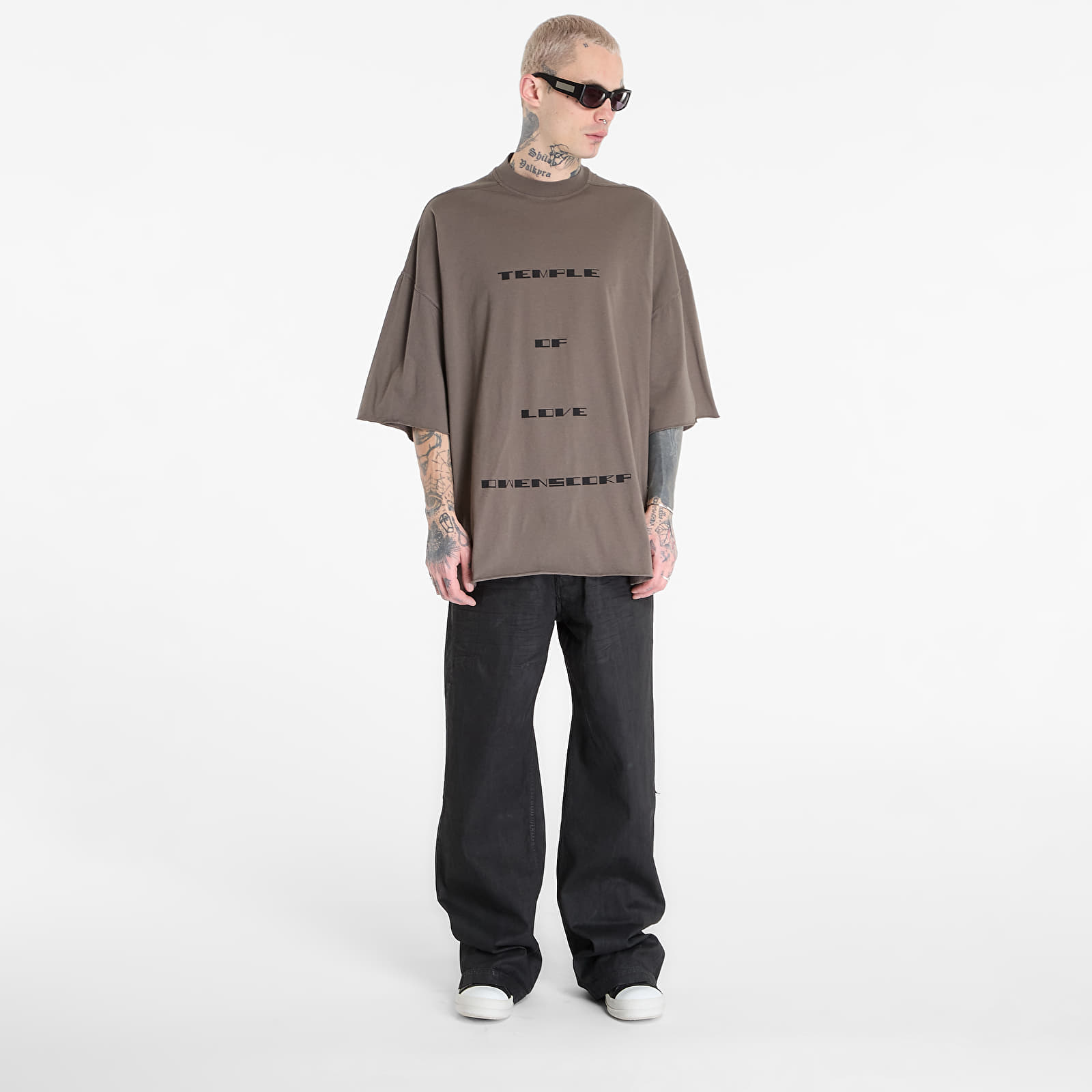 Tričká Rick Owens DRKSHDW Tommy T-Shirt Dust/ Black