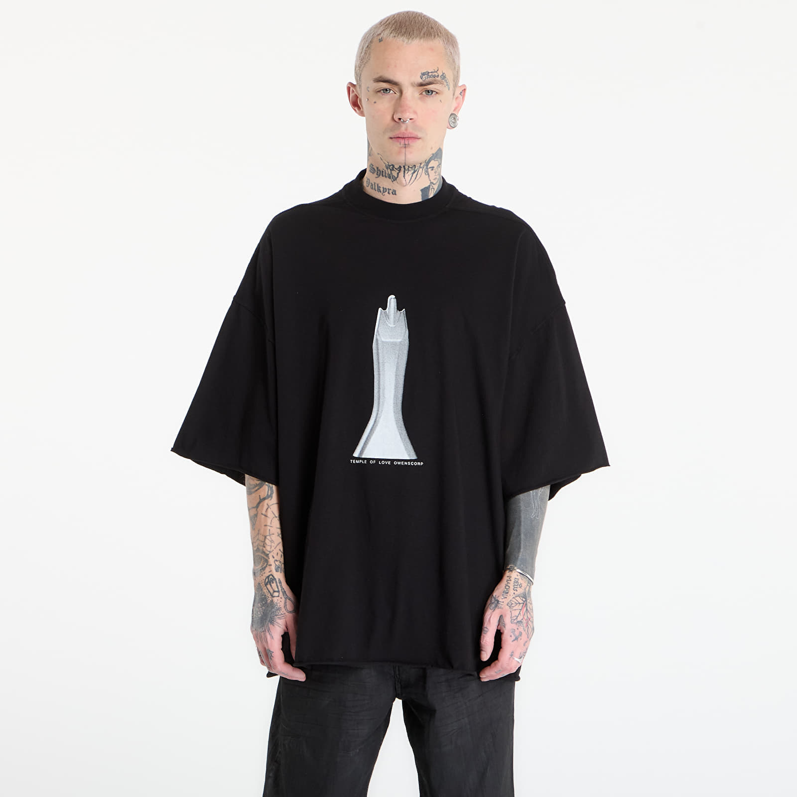 Тениска Rick Owens DRKSHDW Tommy T-Shirt Black/ Milk Universal