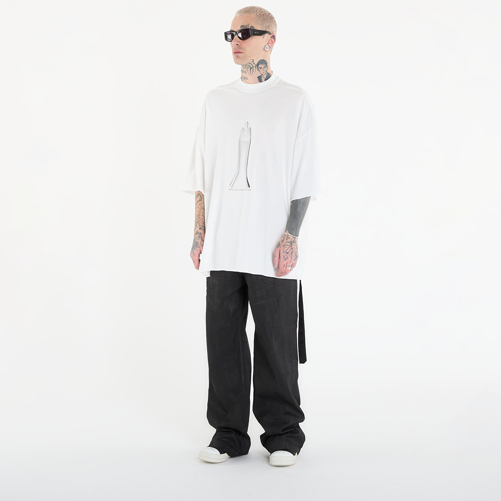 T-shirts Rick Owens DRKSHDW Tommy T-Shirt Milk/ Black