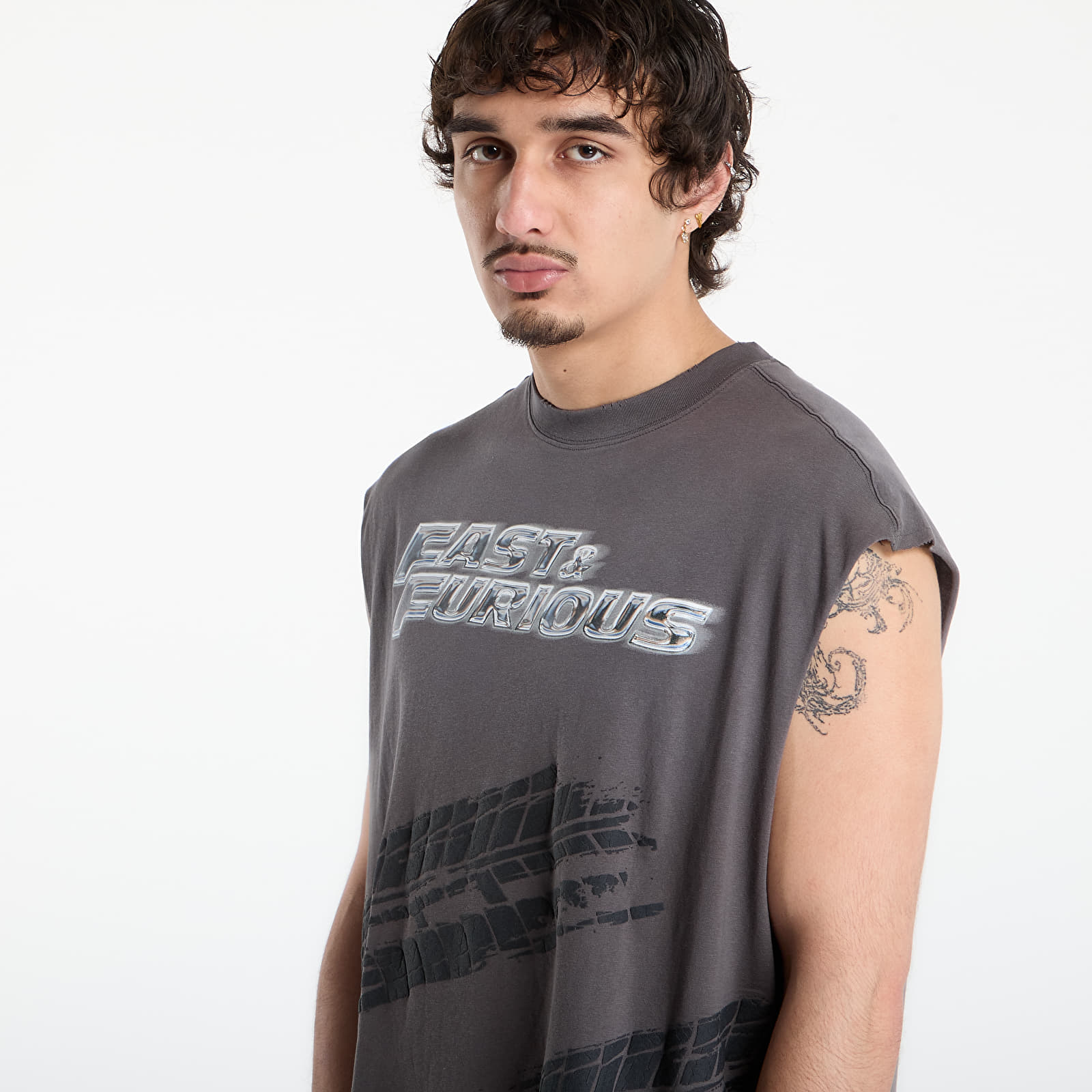 T-Shirts Puma x Fast & Furious Cutoff Dusky Gray