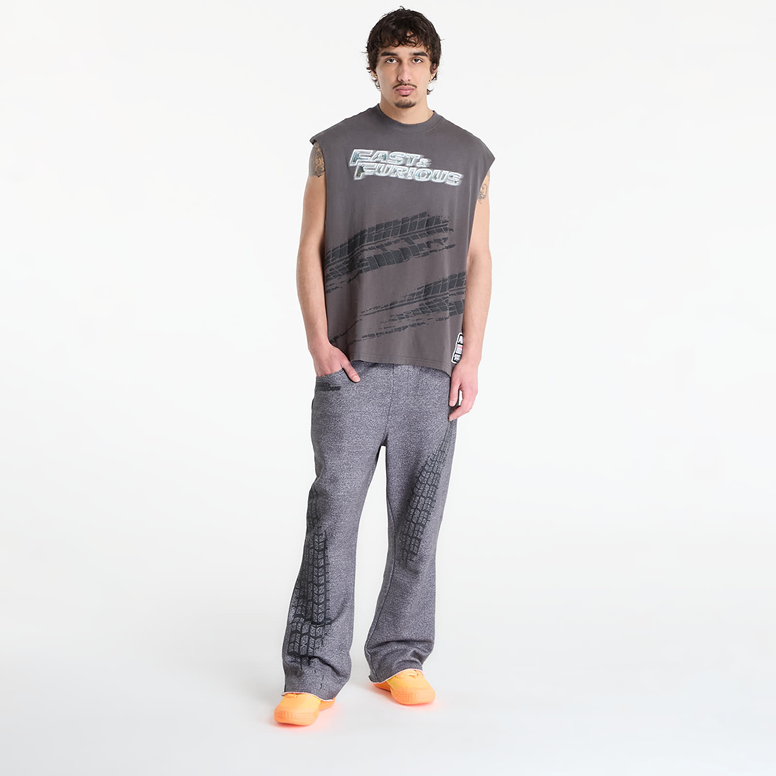 T-Shirts Puma x Fast & Furious Cutoff Dusky Gray