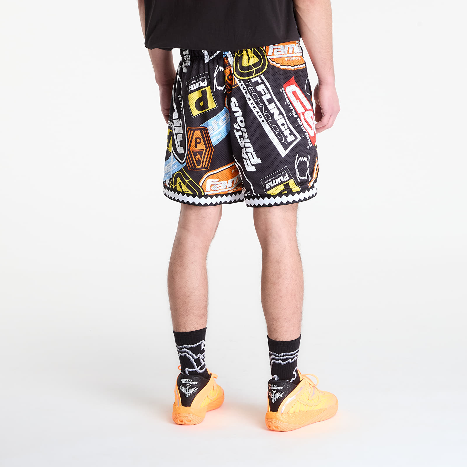 Šorti Puma x Fast & Furious Short Puma Black/ Aop