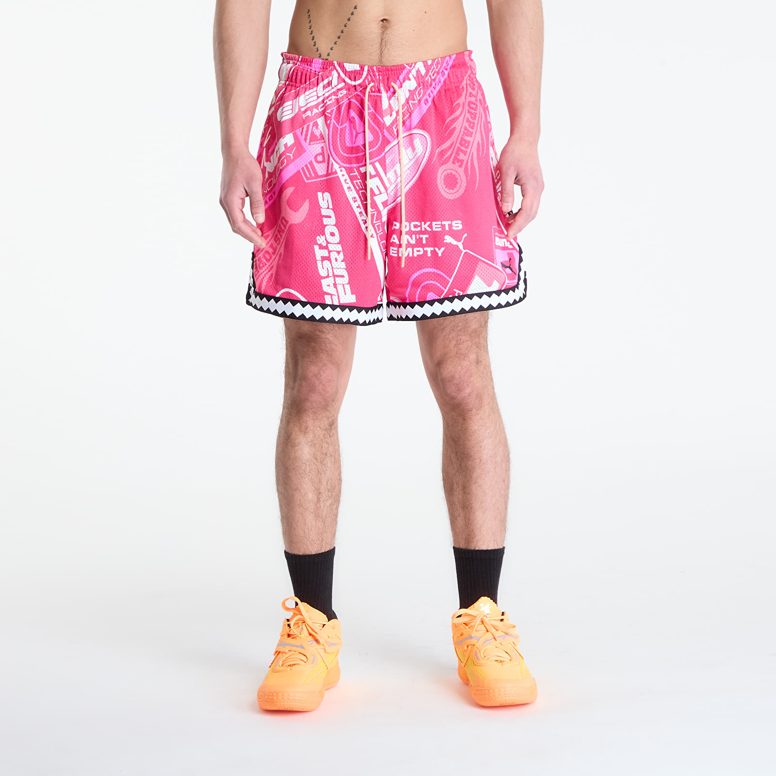 Kraťasy Puma x Fast & Furious Short Garnet Rose/ Aop