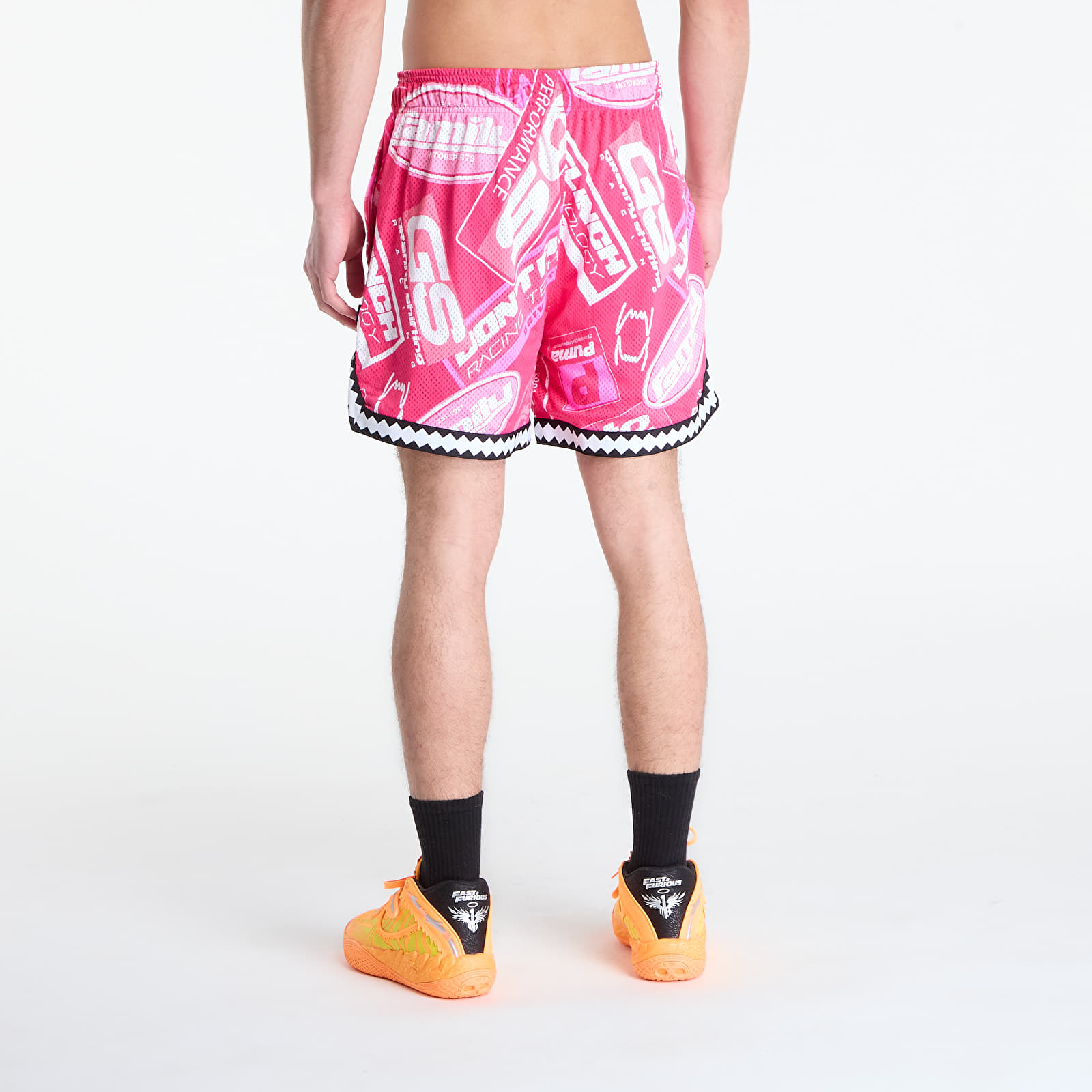 Kraťasy Puma x Fast & Furious Short Garnet Rose/ Aop