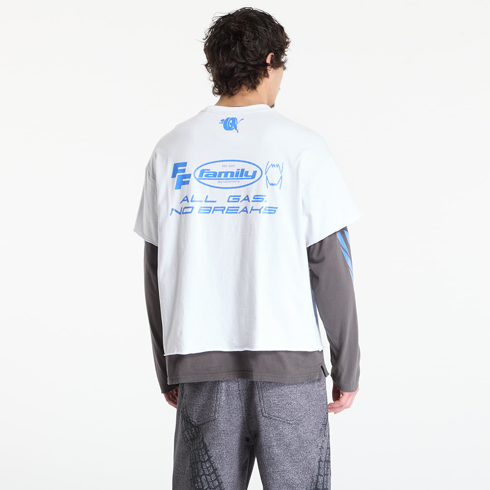 T-Shirts Puma x Fast & Furious Ls Tee Puma White/ Dusky Gray