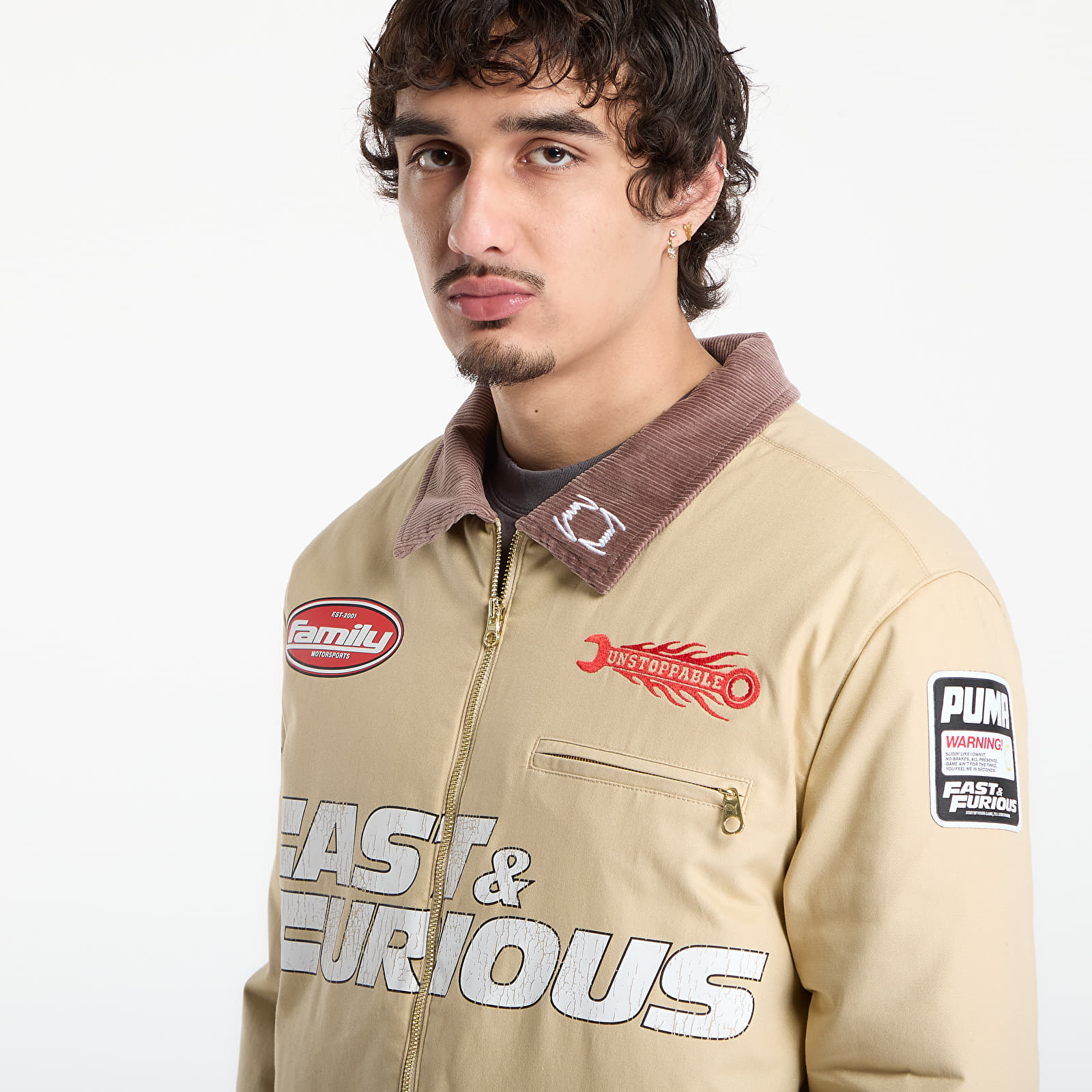 Joped Puma x Fast & Furious Jacket Cashew Brown
