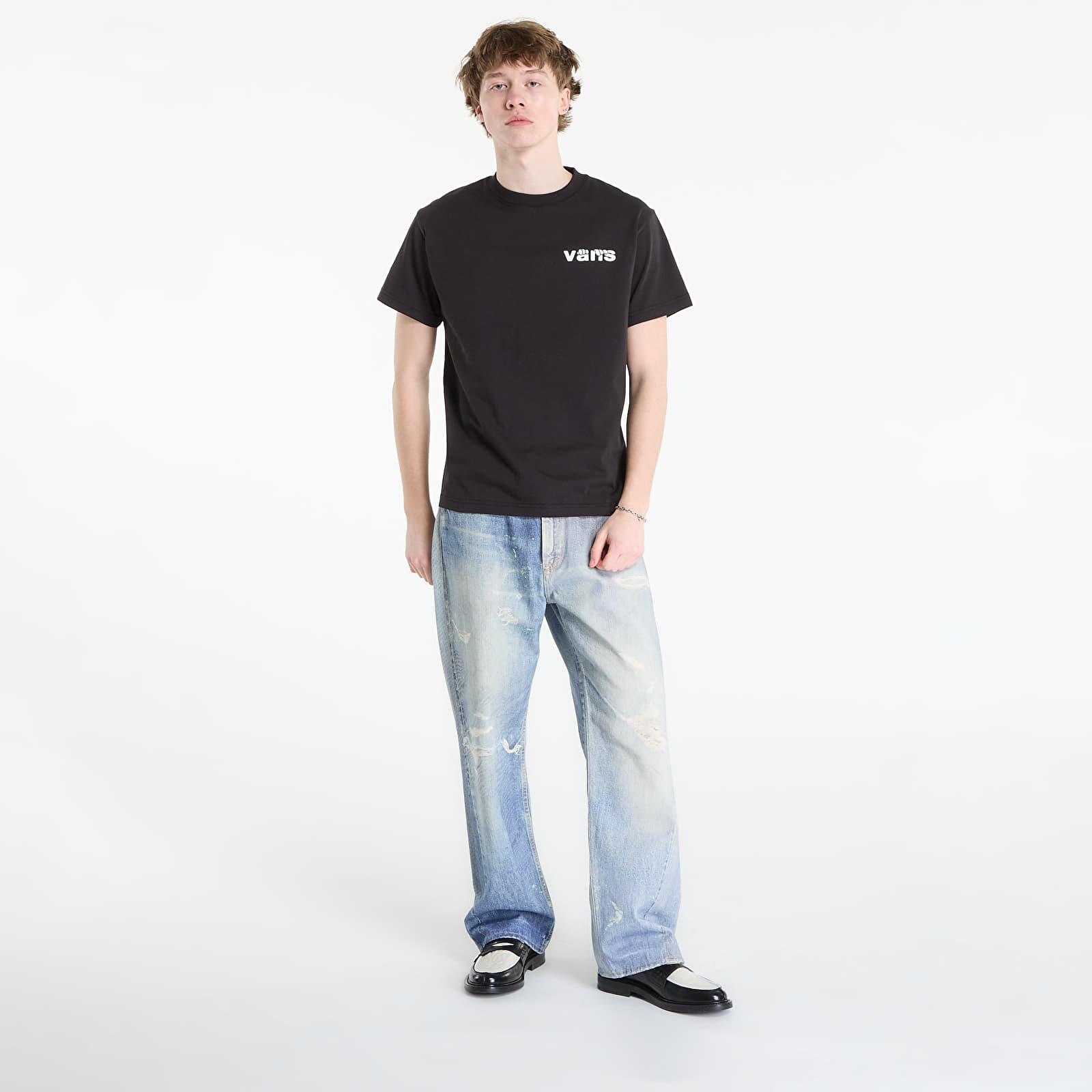 Miesten T-paidat Vans Keyhole Classic SS Tee Black