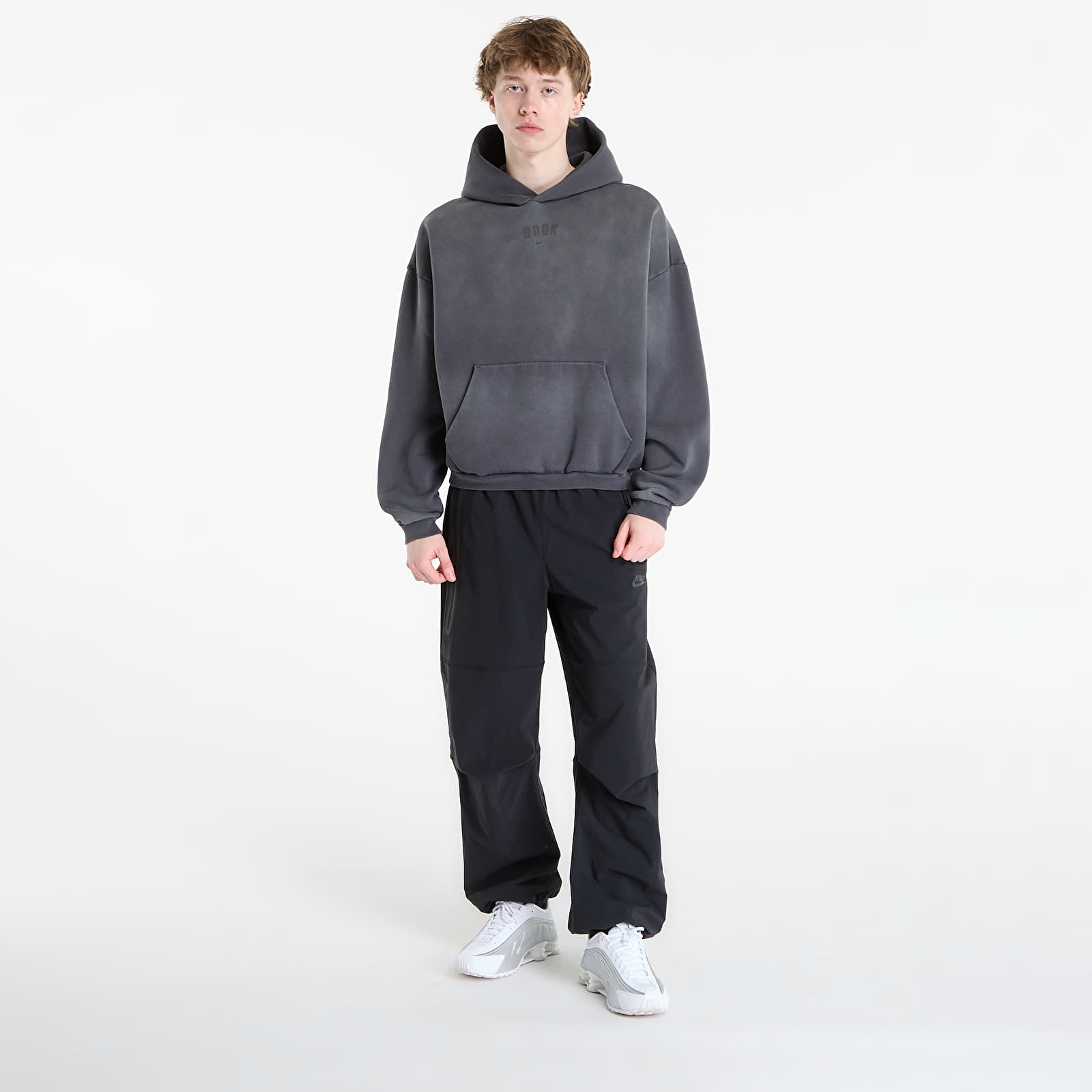 Sweatshirts Book Standard Issue Men's Therma-FIT Brushed Pullover Hoodie Black/ Black