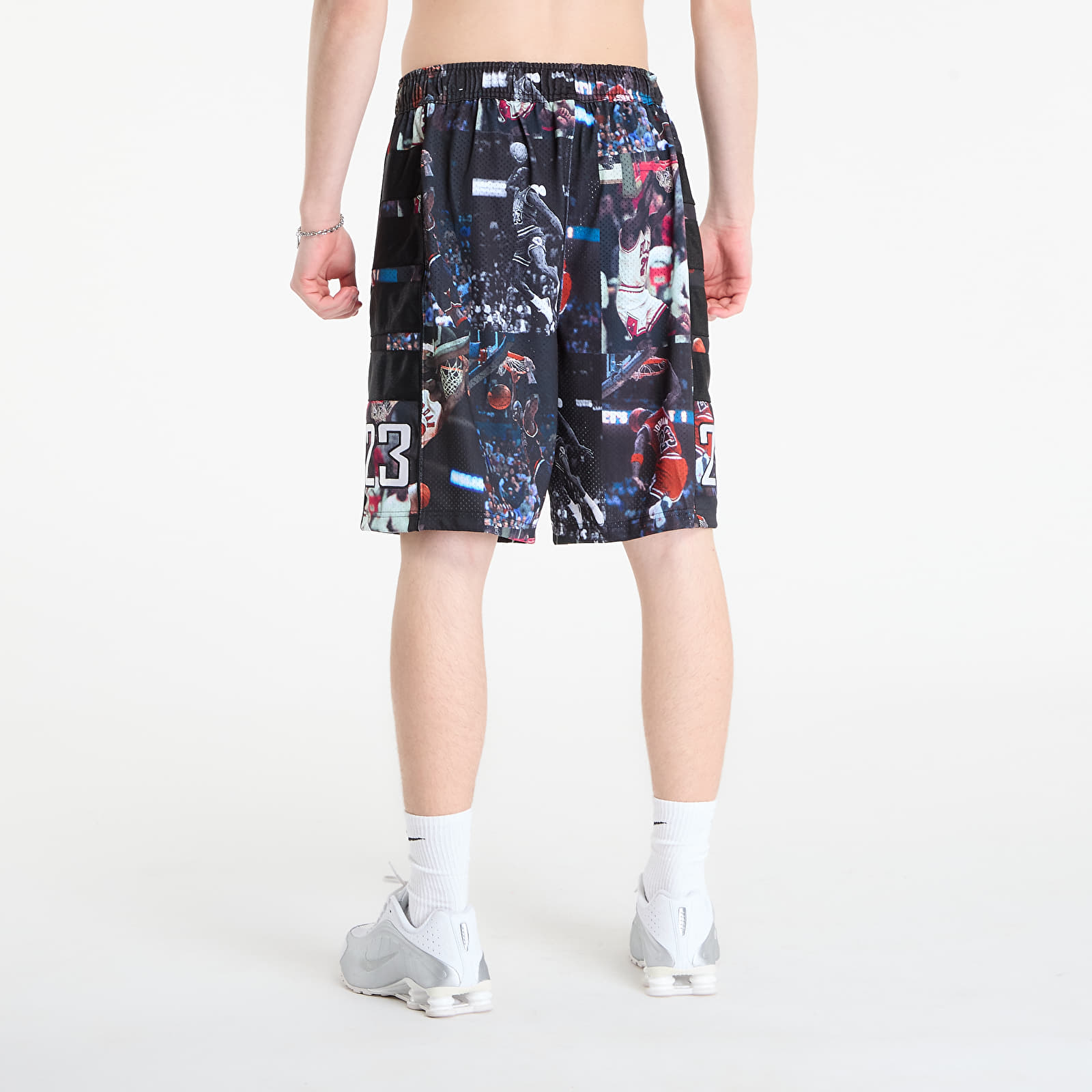 Shorts - Männer Jordan Flight Men's Printed Cat Scratch Shorts Black