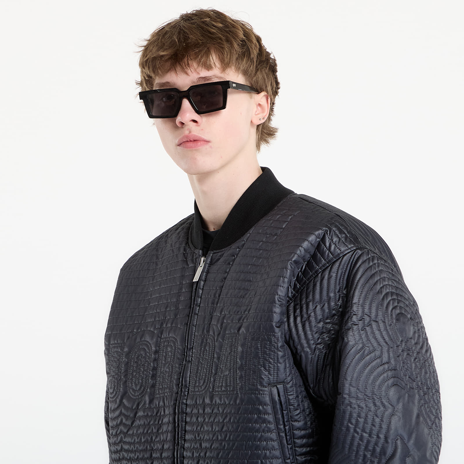 Jacken Jordan Flight Men's Nylon Varsity Jacket Black