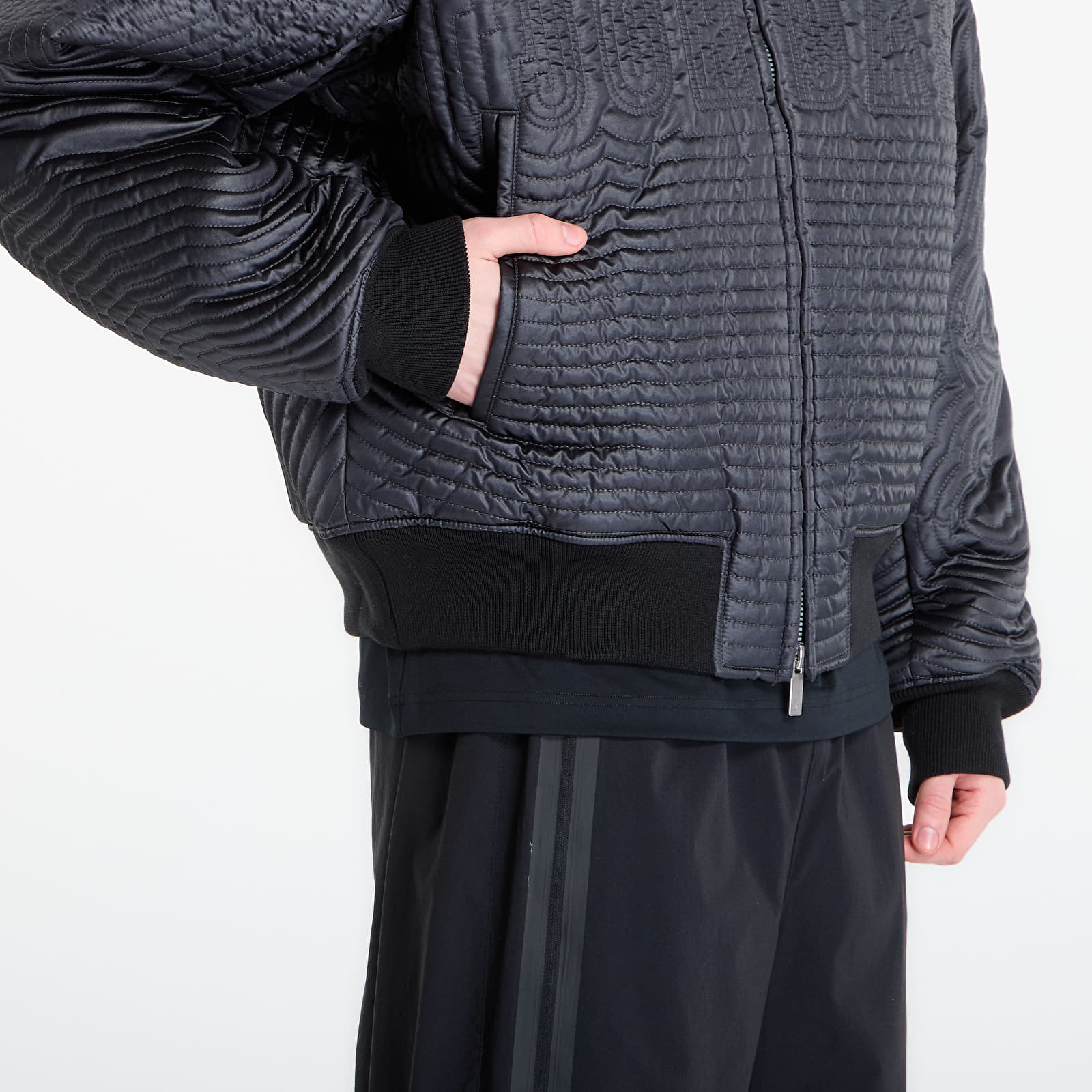 Jacken Jordan Flight Men's Nylon Varsity Jacket Black