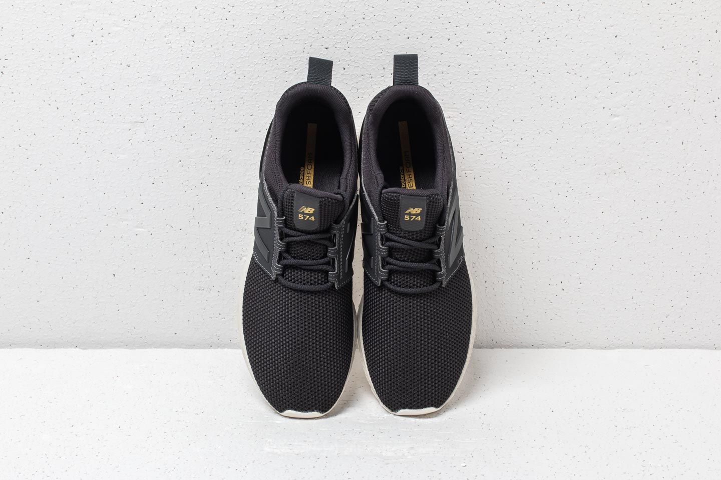Men s shoes New Balance 574 Black Beige Footshop