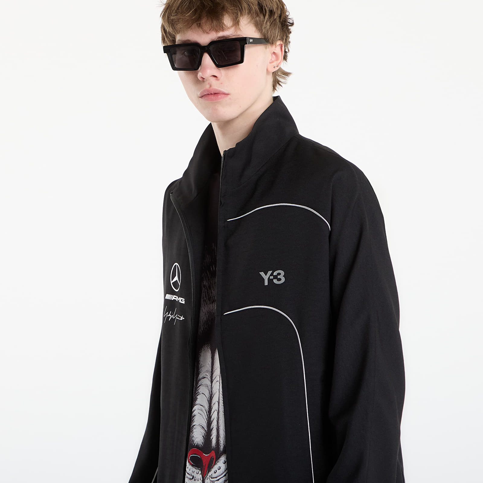 Moške jakne Y-3  x Mercedes-AMG PETRONAS Formula One Team Track Jacket Black