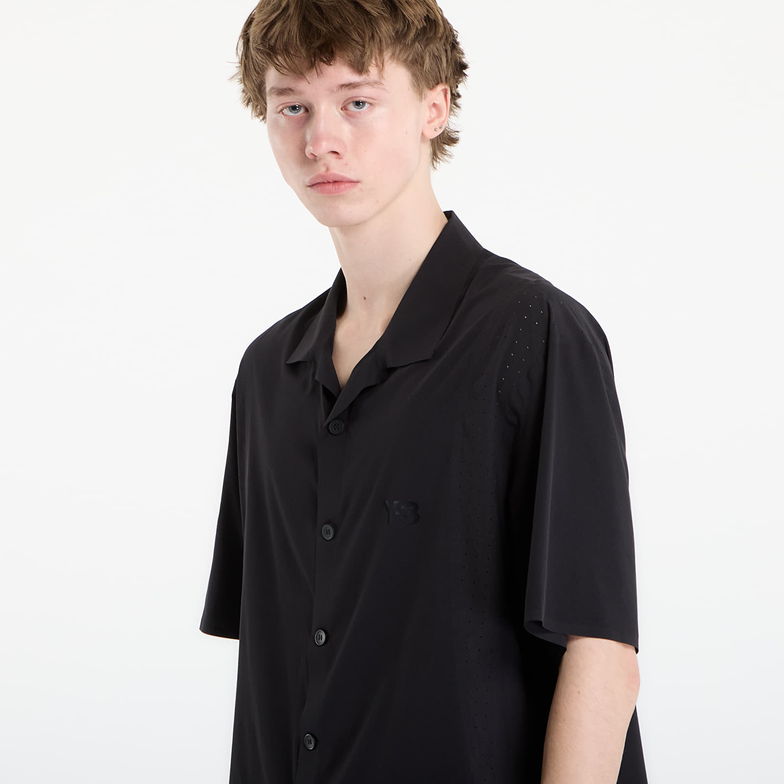 Camicie uomo Y-3 Ultralight Woven Shirt Black