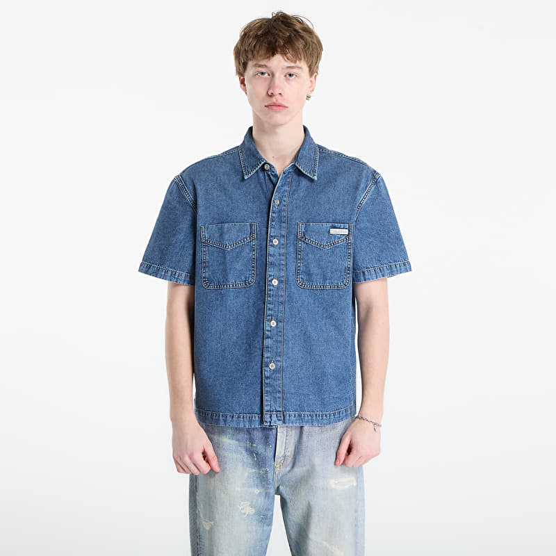 Cămașă Calvin Klein Jeans Shirt Beckford Blue