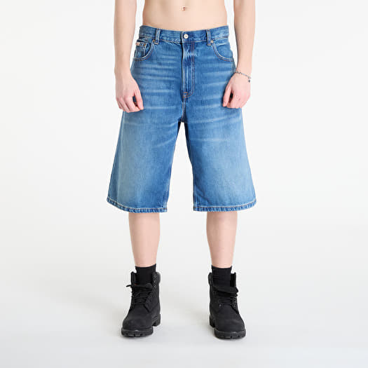 Pantalones cortos Calvin Klein Jeans Long Short Washed Em Blue