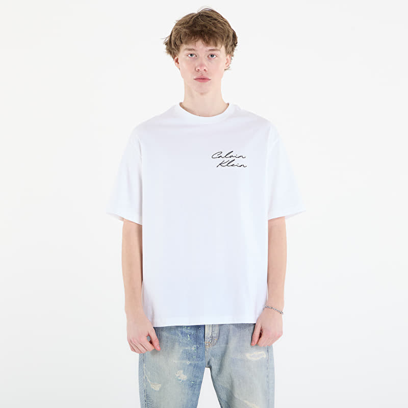 T-shirt Calvin Klein Jeans 16S April Graphic Se Tee White