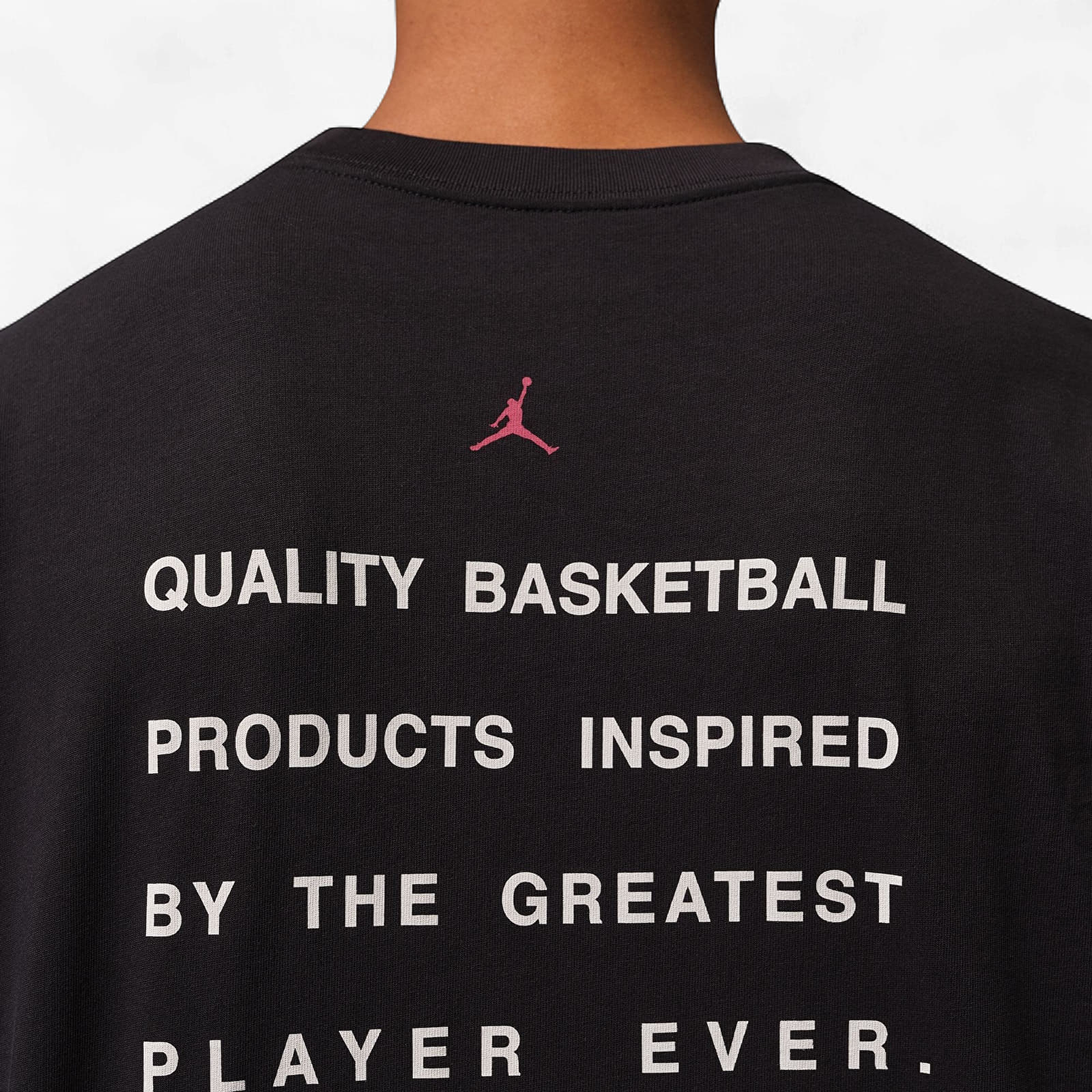 Männer T-Shirts Jordan Flight Men's Script T-Shirt Black/ Gym Red