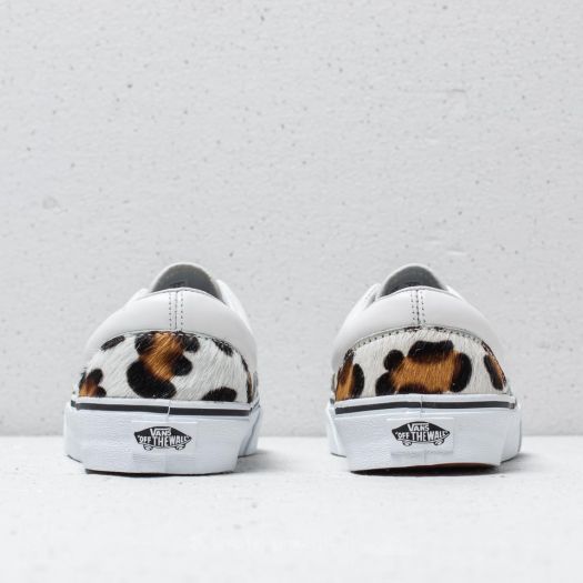 Vans calf hair leopard era store shoes