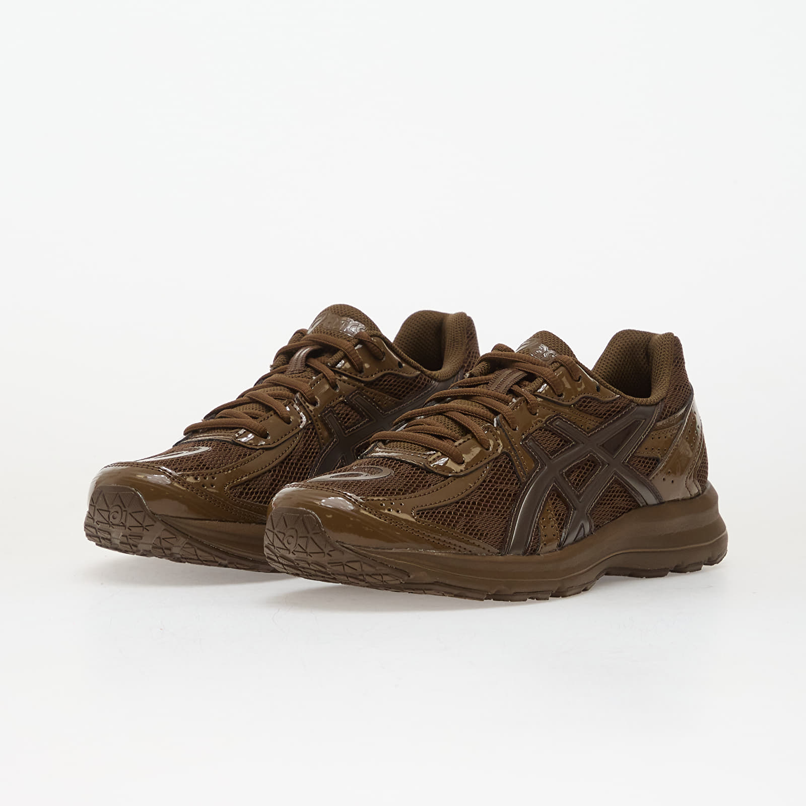 Miesten kengät Asics Jog 100S Brown Storm/ Brown Storm