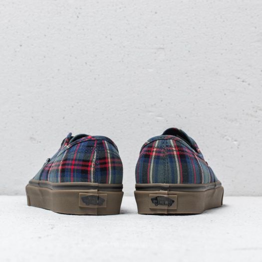Vans tartan gum top