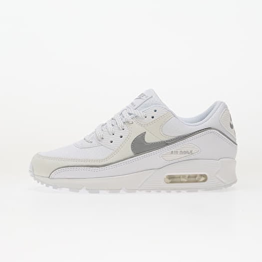 Nike Air Max 90 Premium White/ Metallic Silver-White