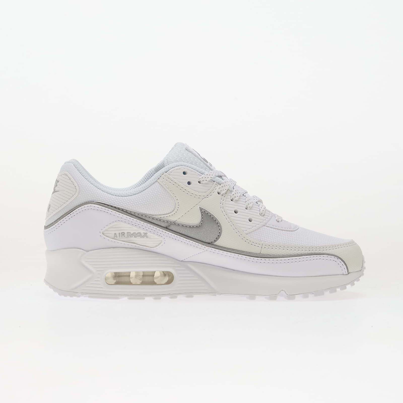 Moški čevlji Nike Air Max 90 Premium White/ Metallic Silver-White