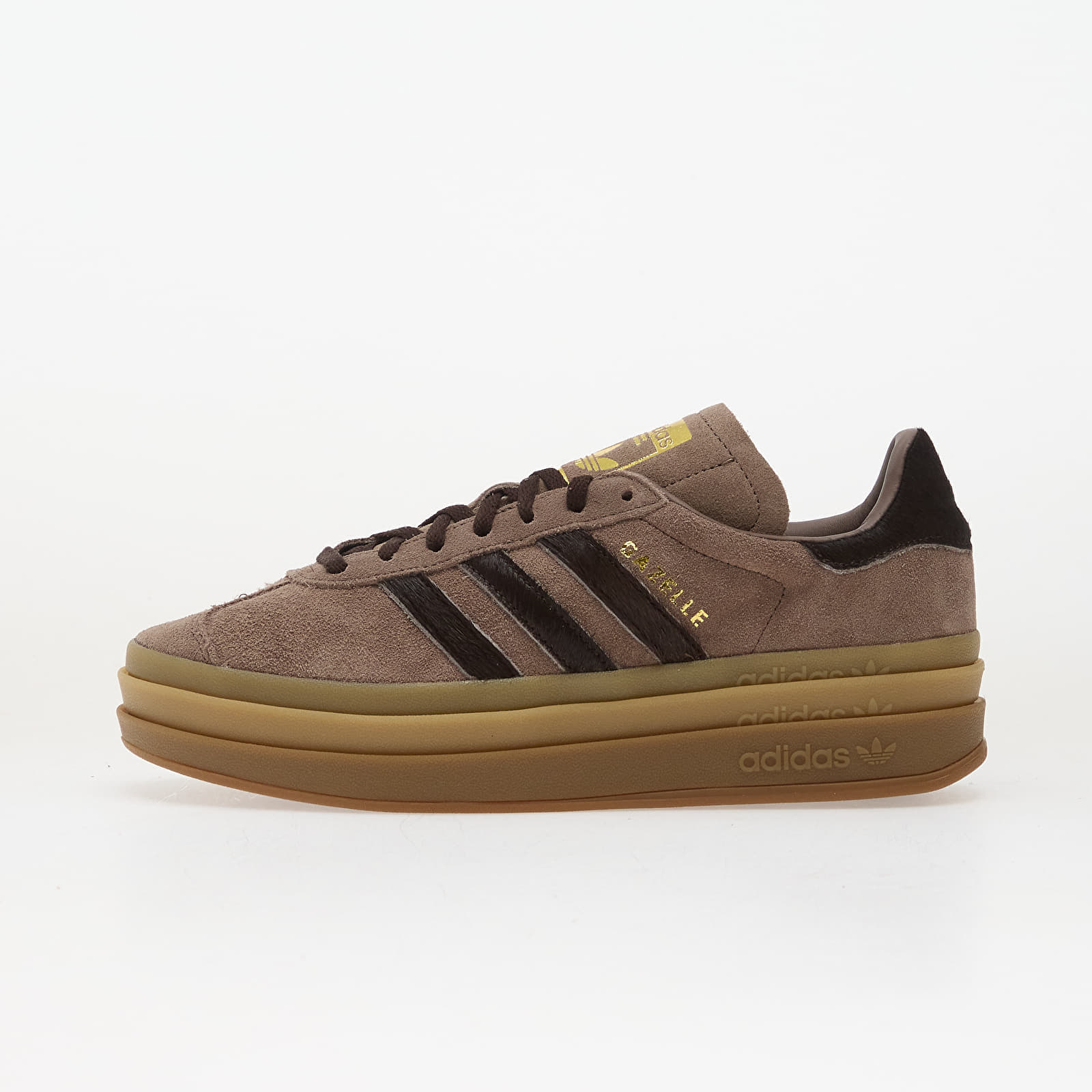 Сникърси adidas Gazelle Bold Earth Strata/ Aurora Coffee/ Gold Met. EUR 38