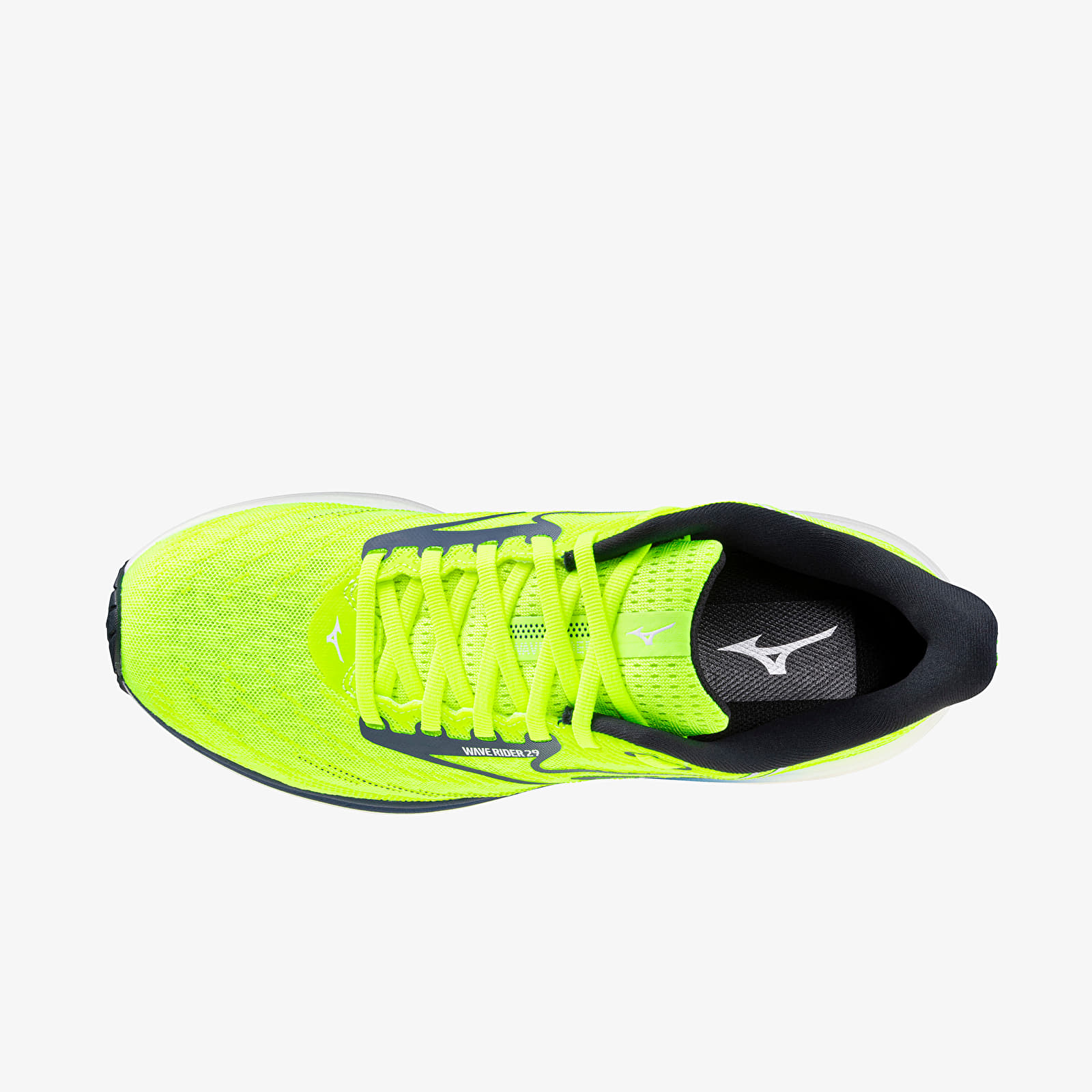 Herren Sneaker und Schuhe Mizuno Wave Rider 29 (M) Lightning Yellow/ Estate Blue/ S