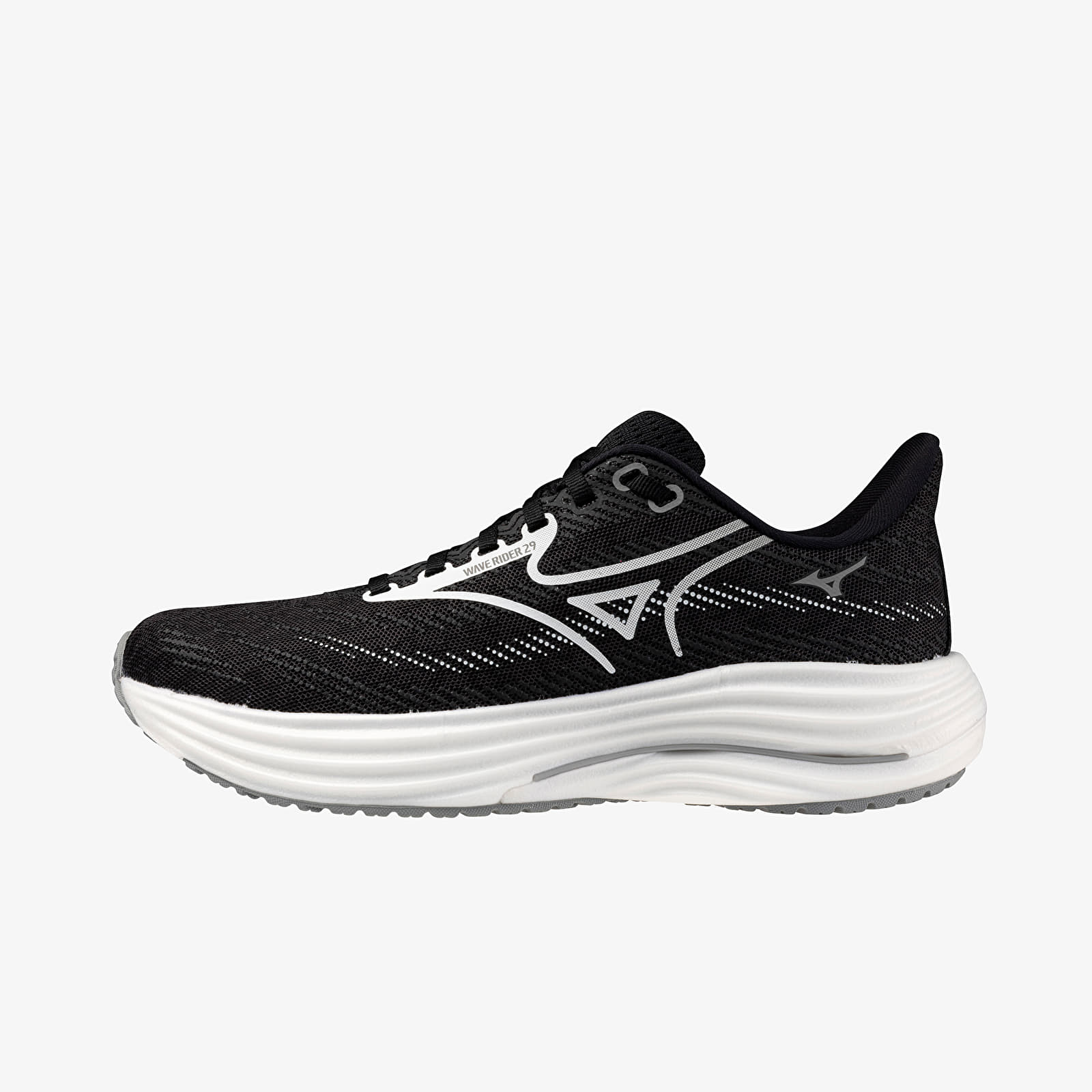 Dámské tenisky a boty Mizuno Wave Rider 29 (W) Black Sand/ White/ Black