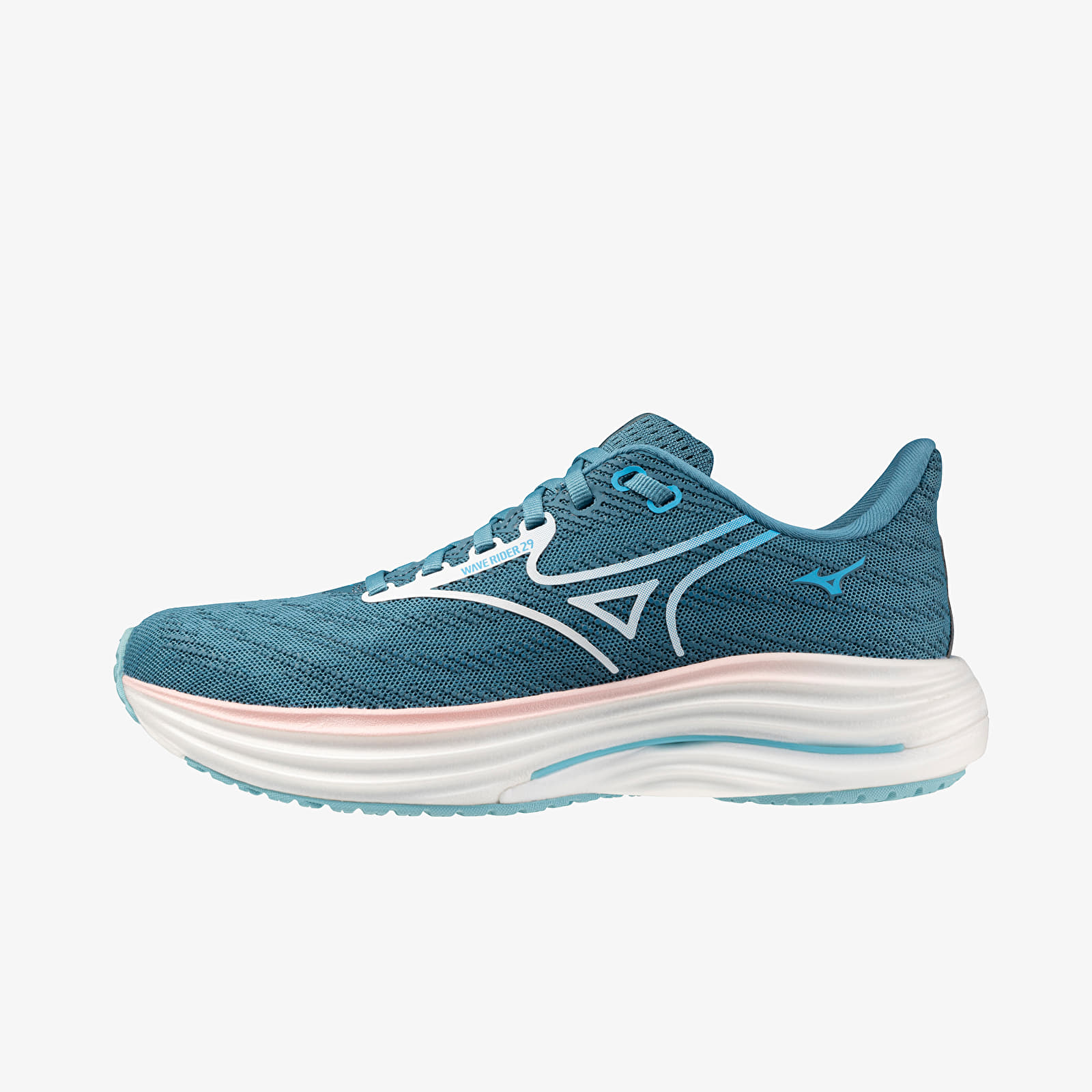 Dámské tenisky a boty Mizuno Wave Rider 29 (W) Larkspur/ White/ Pinkesque