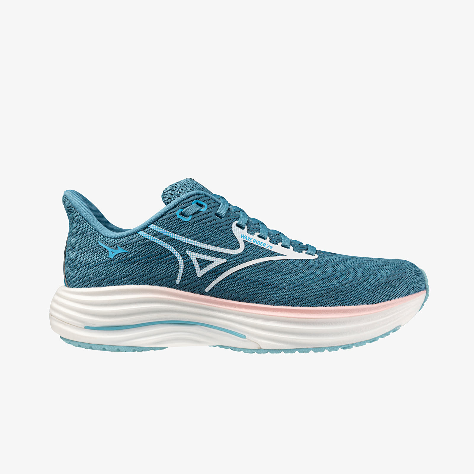 Dámské tenisky a boty Mizuno Wave Rider 29 (W) Larkspur/ White/ Pinkesque