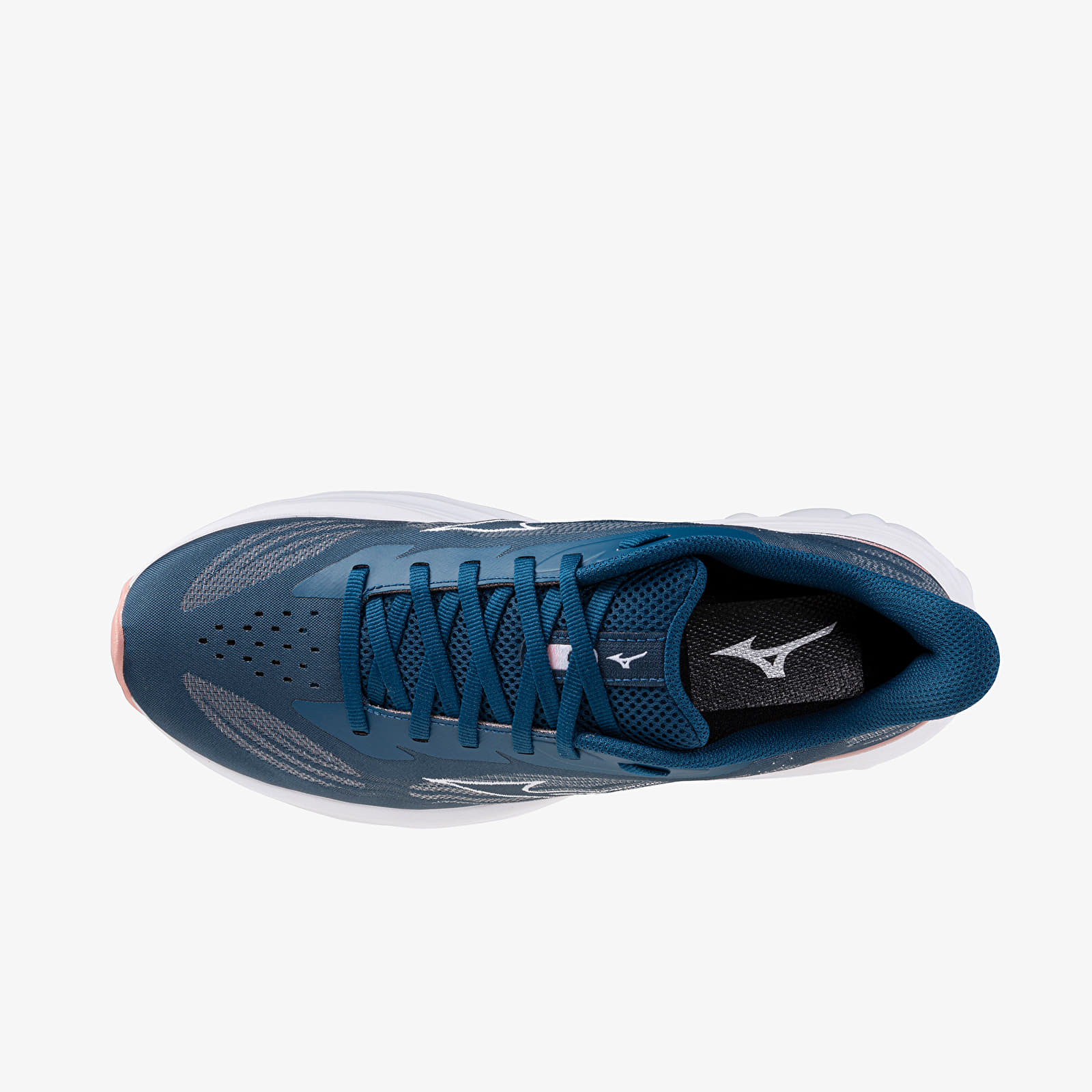 Skor för kvinnor Mizuno Wave Skyrise 7 (W) Sailor Blue/ White/ Rose Eleganc