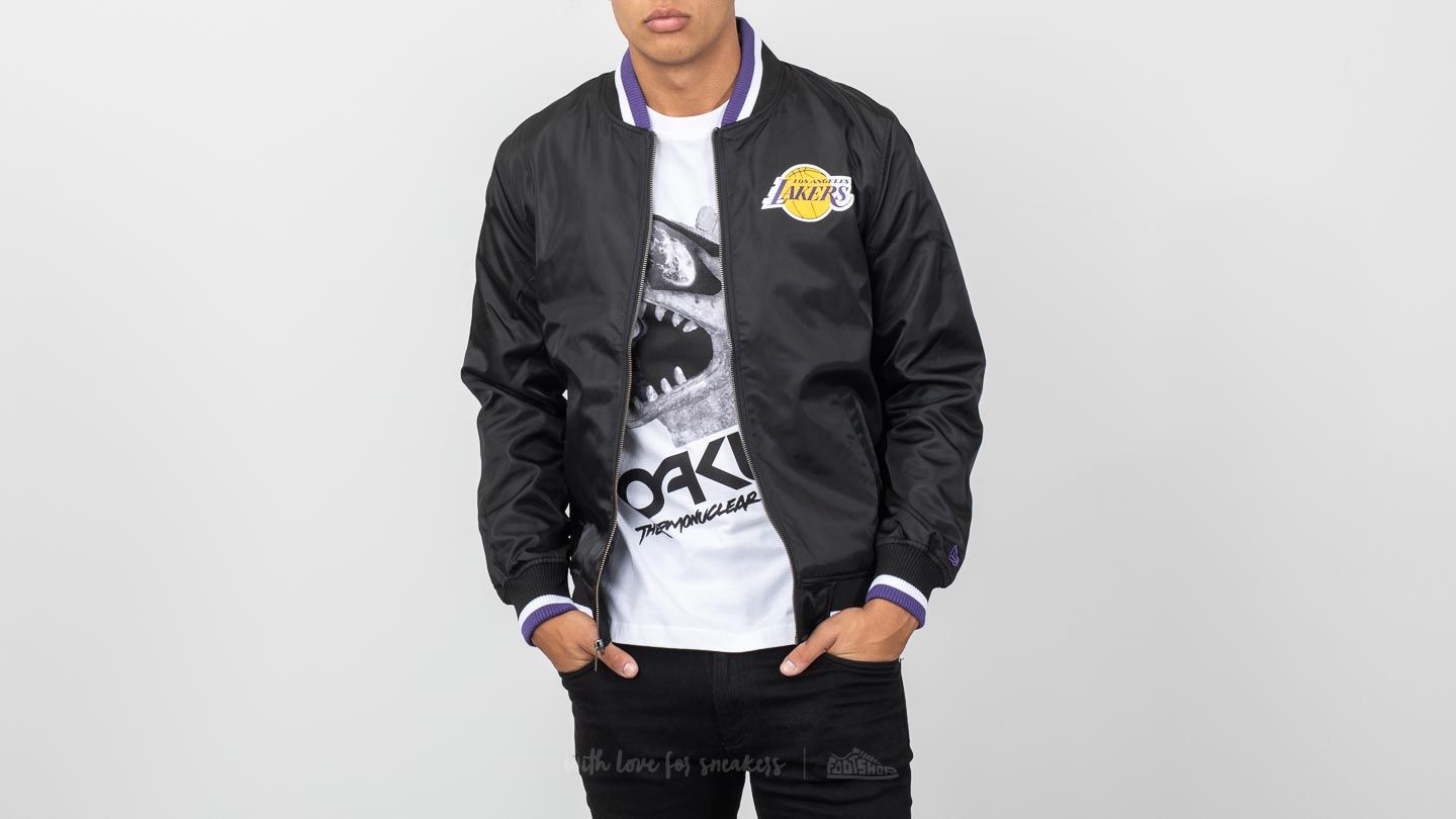 Geci bomber New Era Varsity Jacket Los Angeles Lakers Black/ Purple
