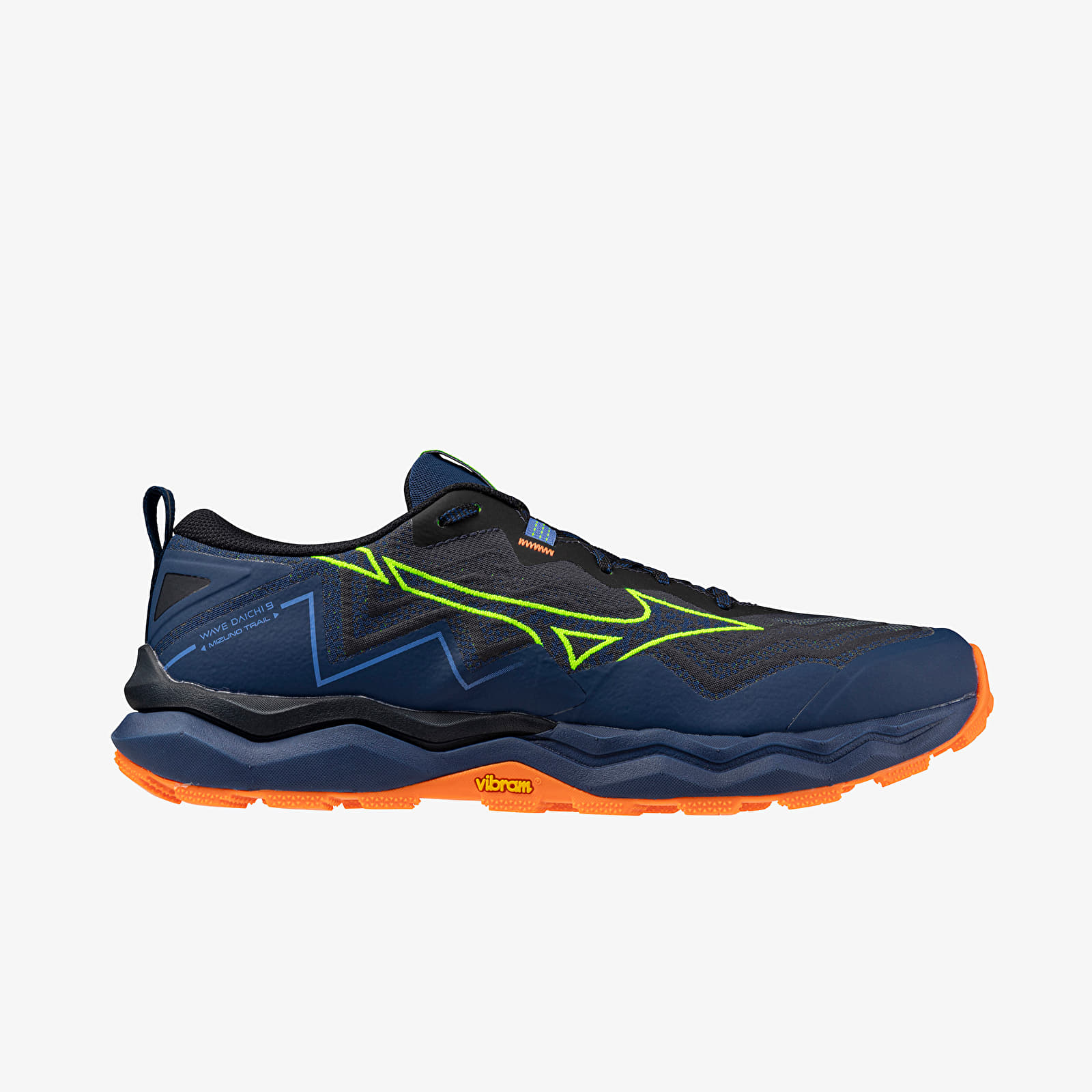 Scarpe uomo Mizuno Wave Daichi 9 (M) Estate Blue/ Lightning Yellow/ L
