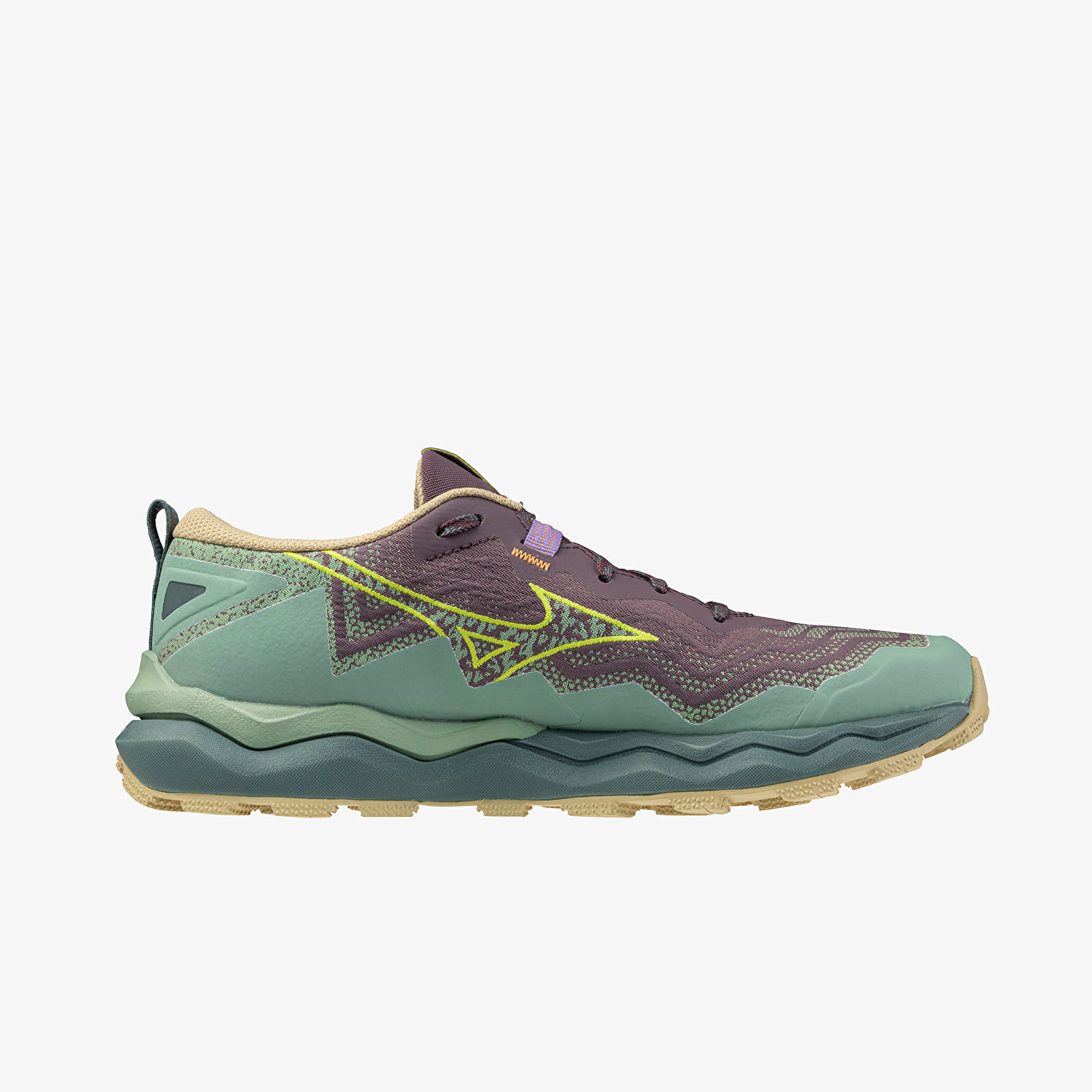 Moteriška avalynė Mizuno Wave Daichi 9 (W) Granite Green/ Fortune Yellow/ P