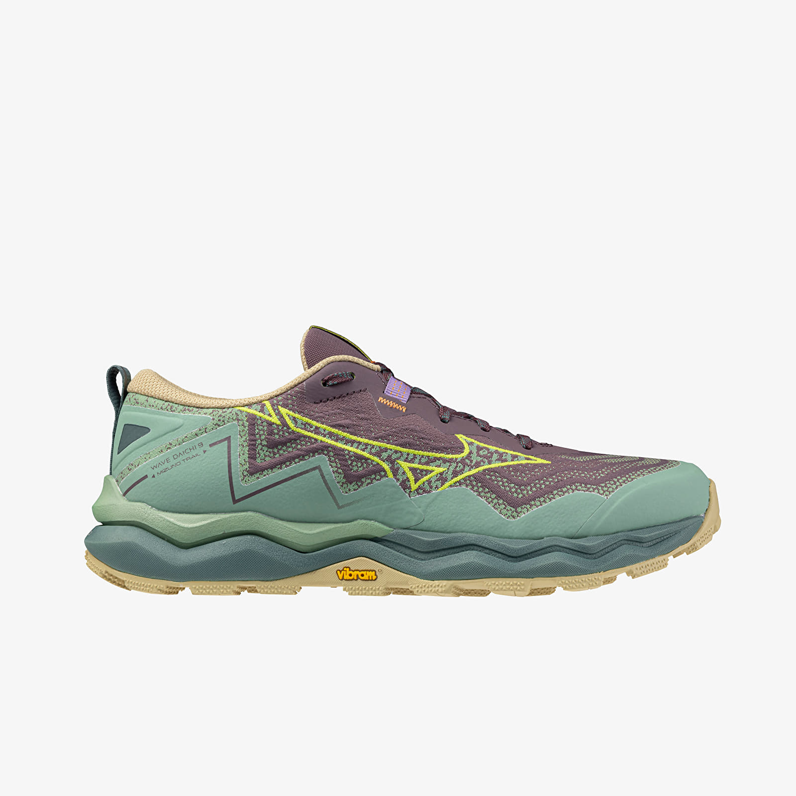 Moteriška avalynė Mizuno Wave Daichi 9 (W) Granite Green/ Fortune Yellow/ P