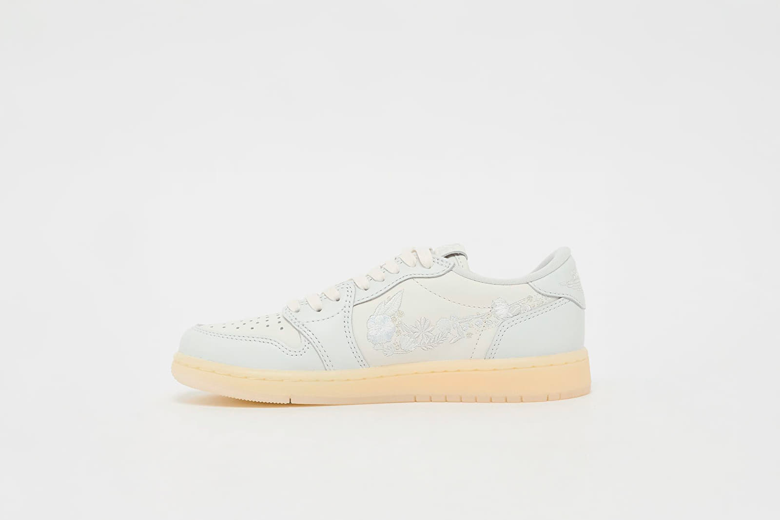 Men's shoes Air Jordan 1 Retro Low OG "Floral Swoosh" Sail/ Off White-Coconut Milk