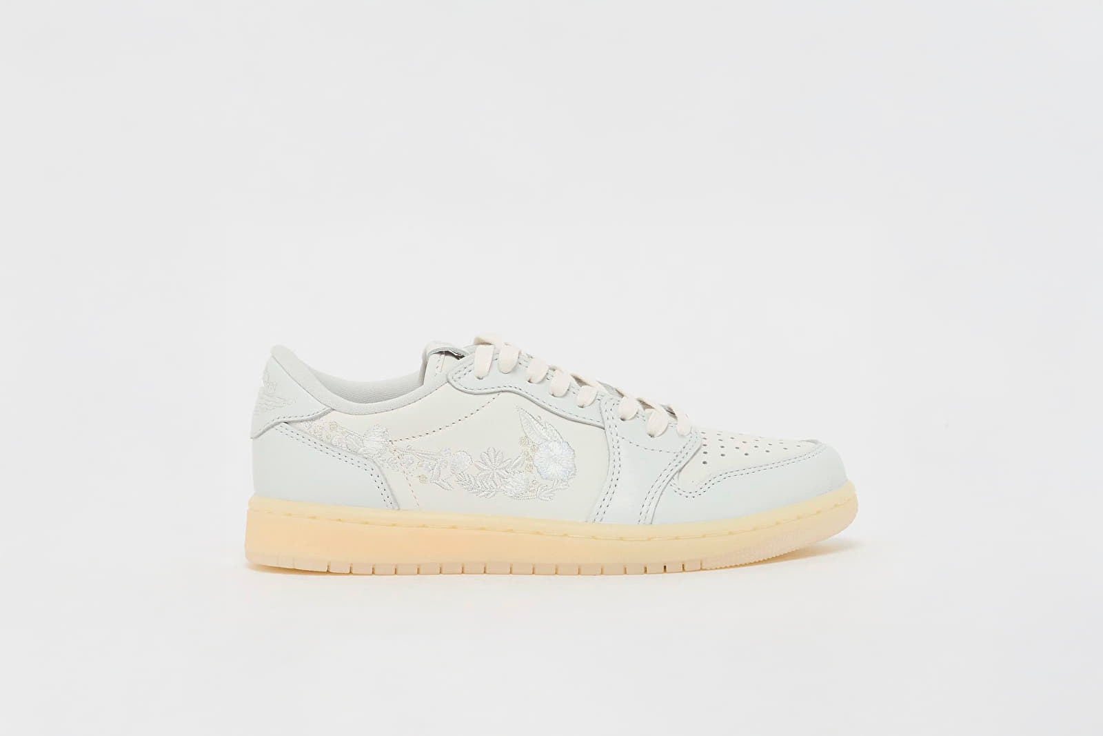 Men's shoes Air Jordan 1 Retro Low OG "Floral Swoosh" Sail/ Off White-Coconut Milk