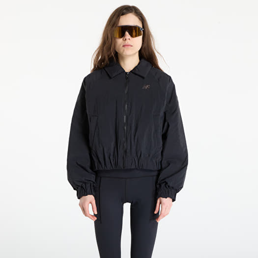 Jas New Balance Woven Bomber Jacket Black