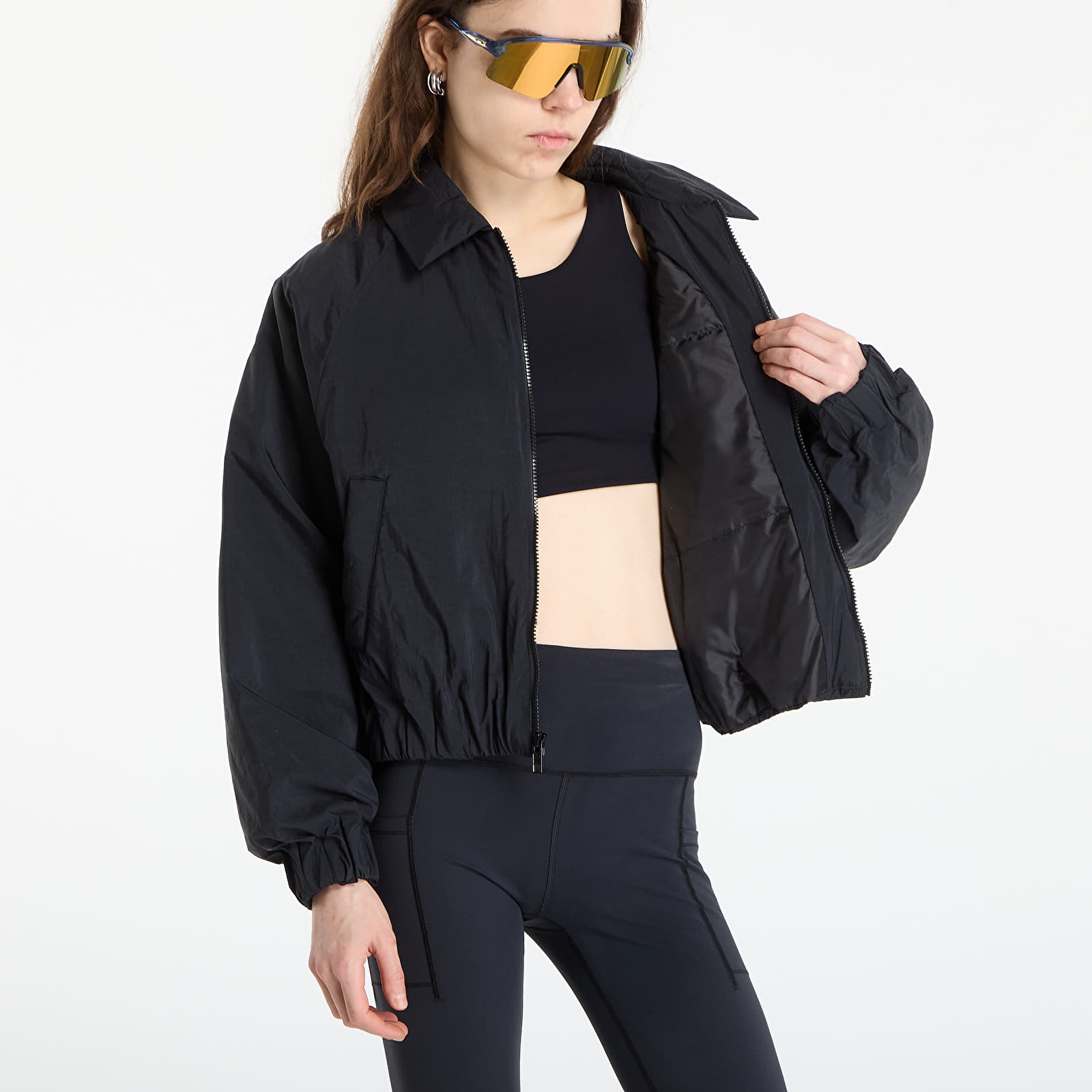 Jakne New Balance Woven Bomber Jacket Black