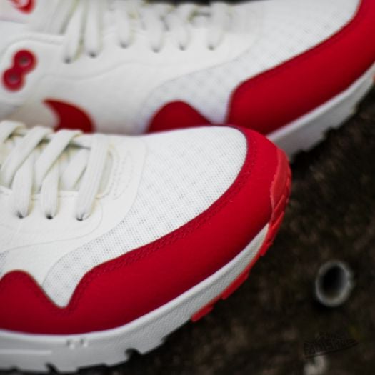 Frauen Nike Wmns Air Max 1 Ultra Essentials Sail Challange Red Black Footshop
