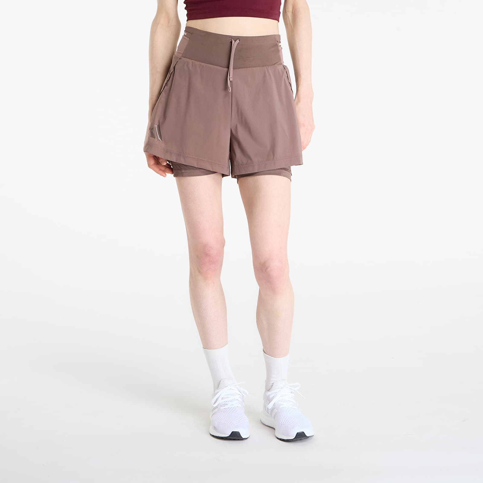 Shorts til kvinder adidas Terrex Xploric 2In1 Shorts Earth Strata