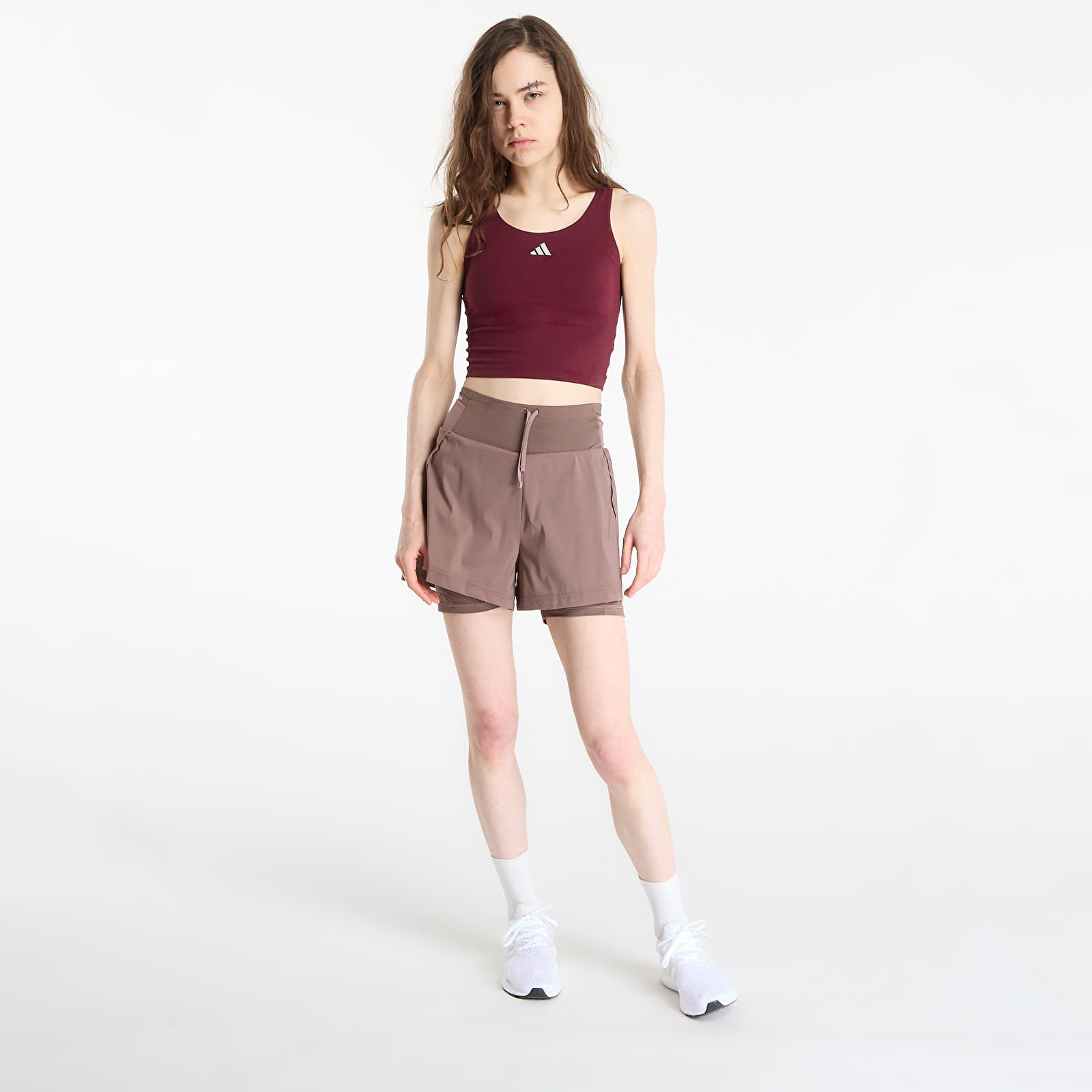 Shorts til kvinder adidas Terrex Xploric 2In1 Shorts Earth Strata