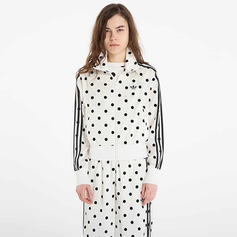 adidas Satin Polka Dots Tt Track Top Off White | Footshop