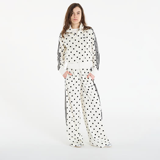 adidas Satin Polka Dots Tt Track Top Off White | Footshop