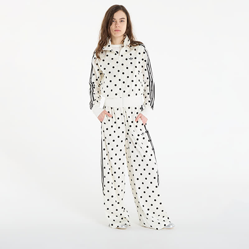 adidas Satin Polka Dots Tt Track Top Off White | Footshop