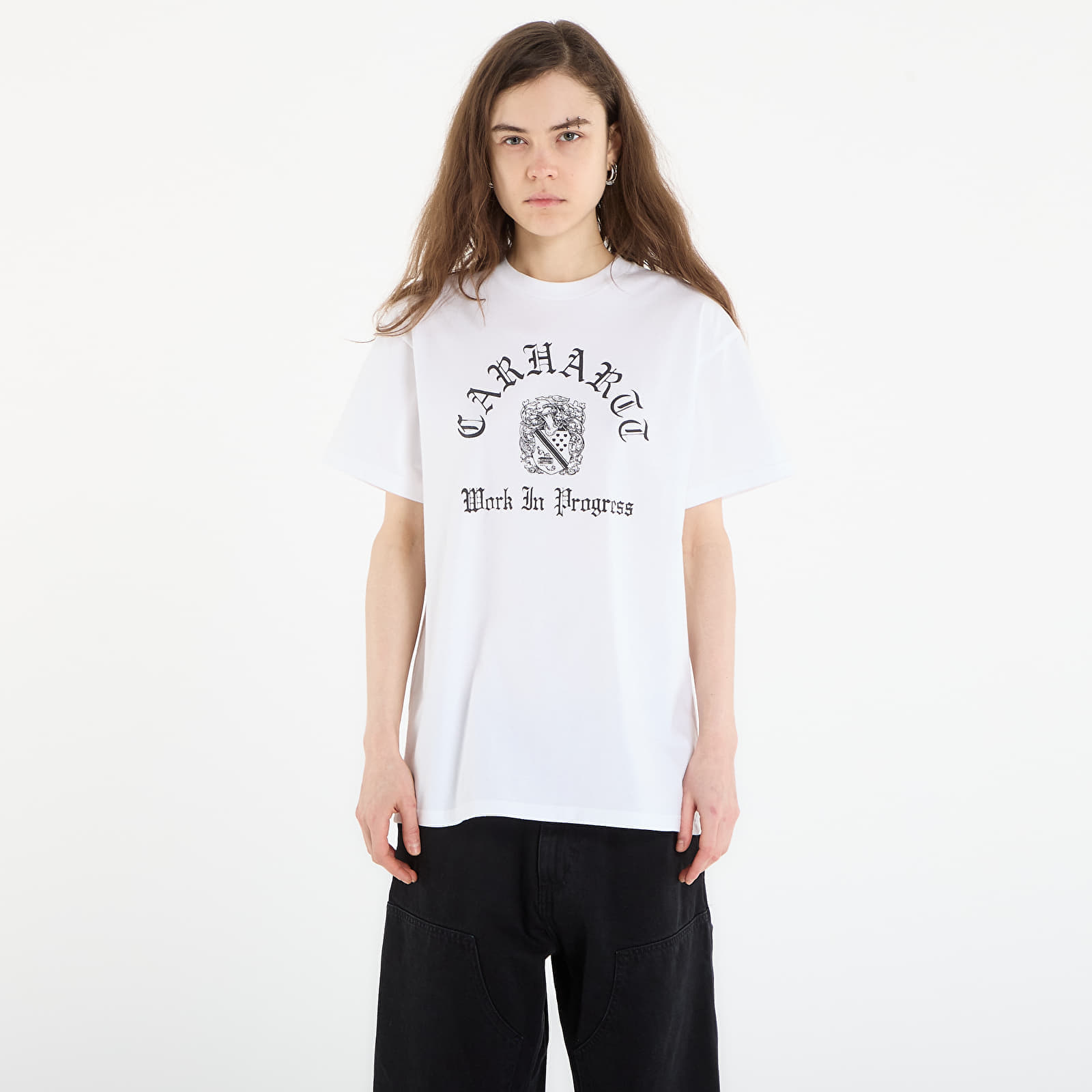 Тениска Carhartt WIP S/S Coat Of Arms T-Shirt UNISEX White L